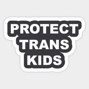 Protect Trans Kids Sticker